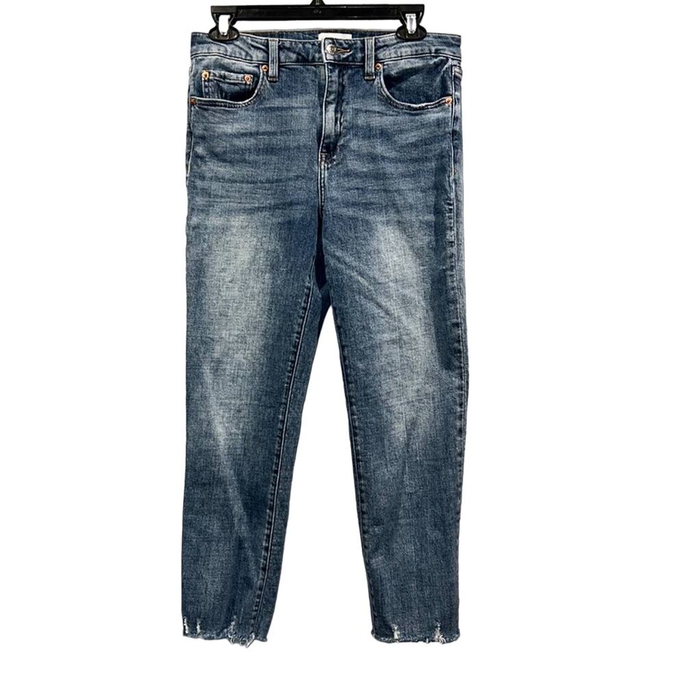 Pistola Raw Frayed Hem High Rise Jeans - Size 28